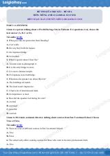 Đề thi giữa kì 2 Tiếng Anh 11 Global Success - Đề số 6